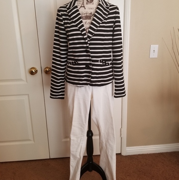 Express White Denim Pants - Picture 3 of 6